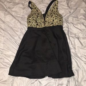 Black and Gold Honey and Rosie dress